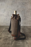 Waxed Canvas Wine Tote