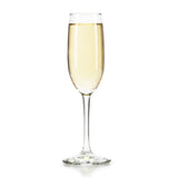 Libbey Entertaining Essentials Flute Glasses, 8 ounce, Set of 6