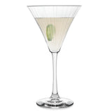 Libbey Paneled Martini Glasses, 9.5 ounce, Set of 4