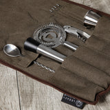 10-Piece Bar Tool Roll Up Kit