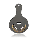 4-Piece Stainless Steel Barware Set in Black & Gold