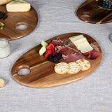 Pebble Shaped Acacia Serving Board 15" x 10"