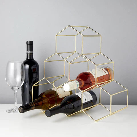 Viskou Rack Shop Viski Wine Rack | Gold Wine Racks Bar DΓ©cor β The Wine House LLC