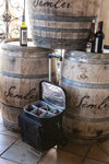 Cellar 6-Bottle Wine Carrier & Cooler Tote with Trolley