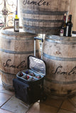Cellar 6-Bottle Wine Carrier & Cooler Tote with Trolley