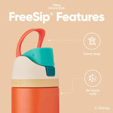 Owala Insulated Stainless Steel Water Bottle with Straw for Sports and Travel, BPA-Free Sports Water Bottle, 24 oz, Rapunzel