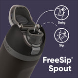 Owala Insulated Stainless Steel Water Bottle with Straw for Sports and Travel, BPA-Free Sports Water Bottle, 24 oz, Rapunzel