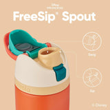 Owala Insulated Stainless Steel Water Bottle with Straw for Sports and Travel, BPA-Free Sports Water Bottle, 24 oz, Rapunzel