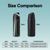 Owala Insulated Stainless Steel Water Bottle with Straw for Sports and Travel, BPA-Free Sports Water Bottle, 24 oz, Rapunzel