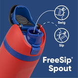 Owala Insulated Stainless Steel Water Bottle with Straw for Sports and Travel, BPA-Free Sports Water Bottle, 24 oz, Rapunzel