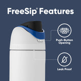 Owala Insulated Stainless Steel Water Bottle with Straw for Sports and Travel, BPA-Free Sports Water Bottle, 24 oz, Rapunzel