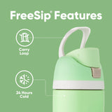 Owala Insulated Stainless Steel Water Bottle with Straw for Sports and Travel, BPA-Free Sports Water Bottle, 24 oz, Rapunzel