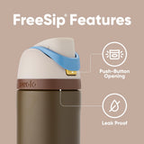 Owala Insulated Stainless Steel Water Bottle with Straw for Sports and Travel, BPA-Free Sports Water Bottle, 24 oz, Rapunzel