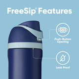 Owala Insulated Stainless Steel Water Bottle with Straw for Sports and Travel, BPA-Free Sports Water Bottle, 24 oz, Rapunzel