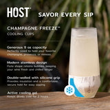 Champagne FREEZE™ in Marble, Set of 2