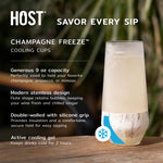 Champagne FREEZE™ in Seafoam Tint, Set of 2