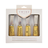 Cork Handled Cheese Spreader Set