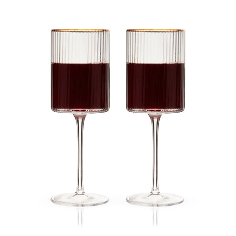 Meridian Crystal Wine Glasses Set