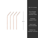 Summit Cocktail Straws Set of 4