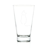 Libbey Modern Pets Simon Tumbler Drinking Glasses, 14 ounce, Set of 4