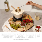 Cast Iron Fondue Set