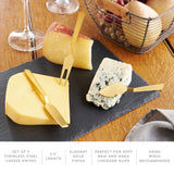 Cheese Knife in Gold, Set of 3