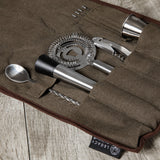 10-Piece Bar Tool Roll Up Kit