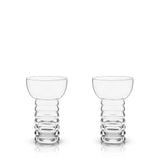 Pacific Crystal Pearl Diver Glasses Set of 2