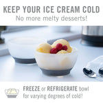 Ice Cream FREEZE™ Bowl in Gray