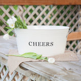 Cheers Galvanized Metal Tub