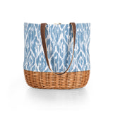 Coronado Canvas and Willow Basket Tote
