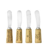 Cork Handled Cheese Spreader Set