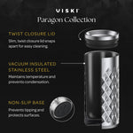 Paragon Stainless Steel Highball Tumbler in Obsidian