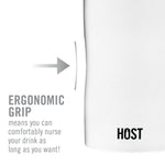 Stay-Chill Slim Can Cooler in Pearl White