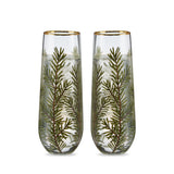 Woodland Stemless Champagne Flute Set