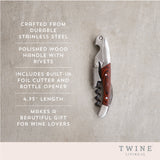 Wooden Double Hinged Corkscrew