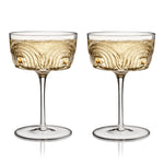 Beau Crystal Cocktail Coupes