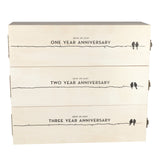 Newlyweds Anniversary Wooden Wine Box