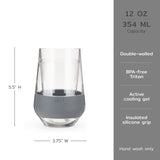 Wine FREEZE™ XL in Gray, Set of 2